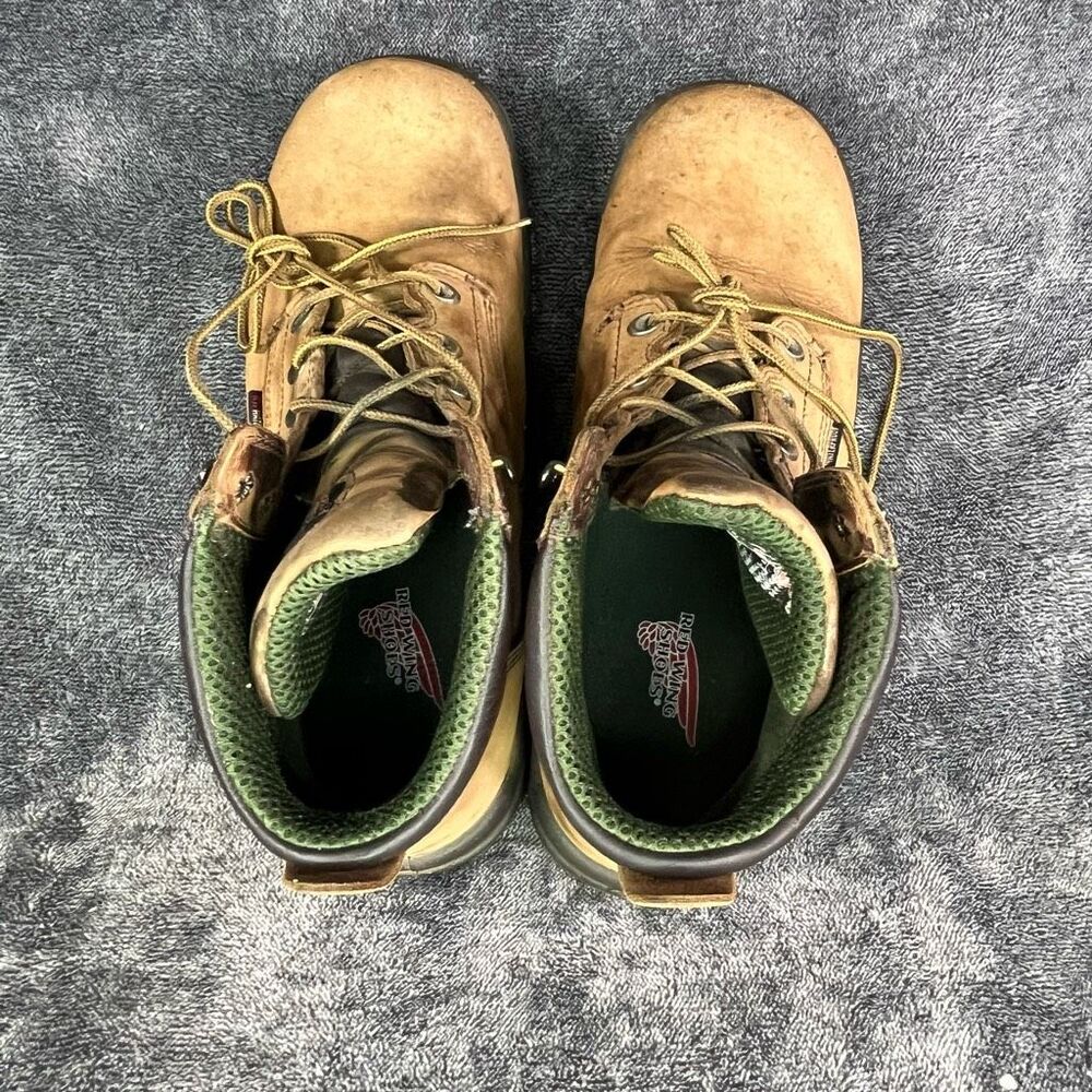 Red Wing Shoes King Toe Work Boots Mens Size 10.5 Brown Leather - Picture 5 of 8